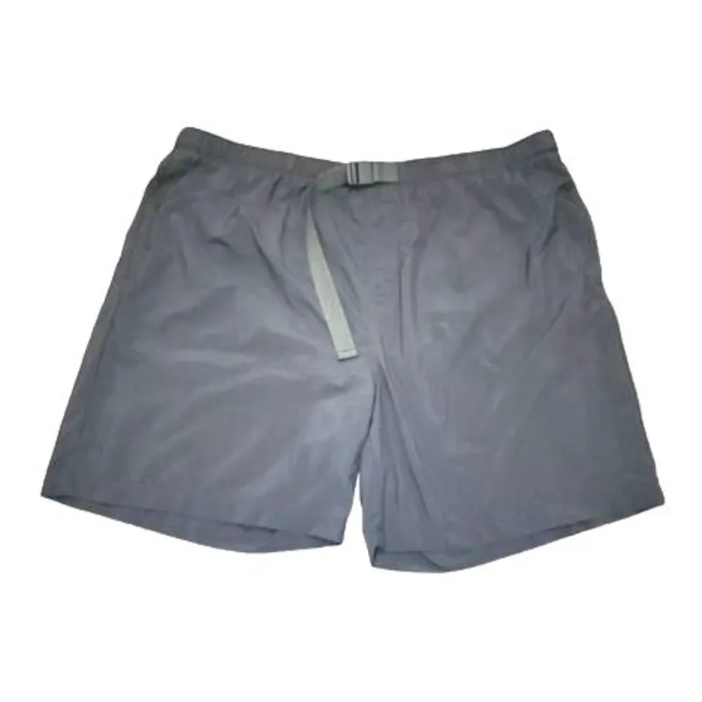 Columbia Dark‎ Gray Nylon Adjustable Waist Swim Trunks Size XXL